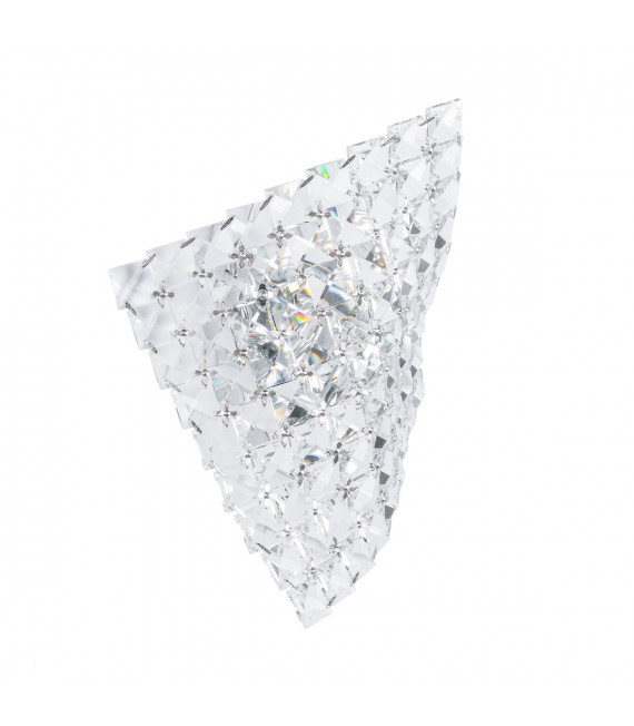 Lampada da parete moderna per bagno Scarve Chrome