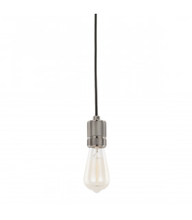 Douille suspendue moderne Casa Noir en alu