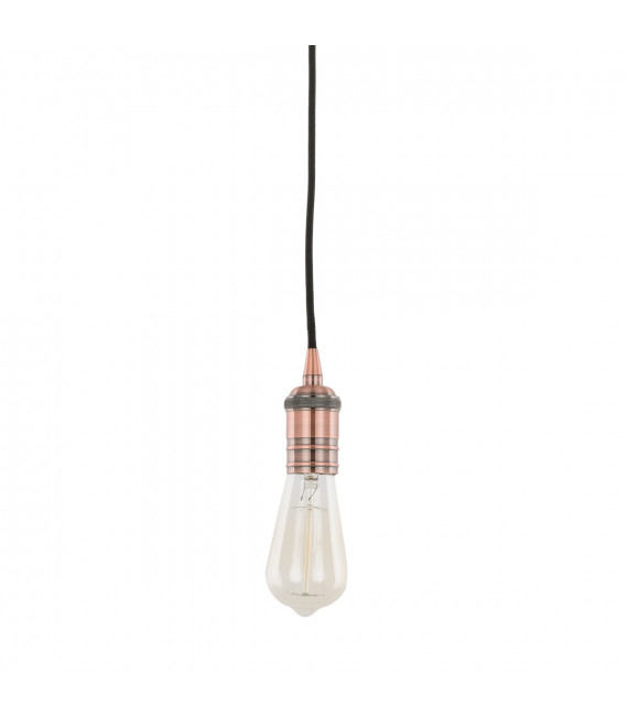 Atrium Modern Hanging Socket Red Copper