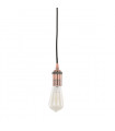Atrium Modern Hanging Socket Red Copper
