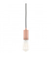 Moderna Modern Hanging Socket Red Copper