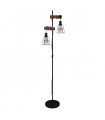 Industrial and retro floor lamp Ponte Black