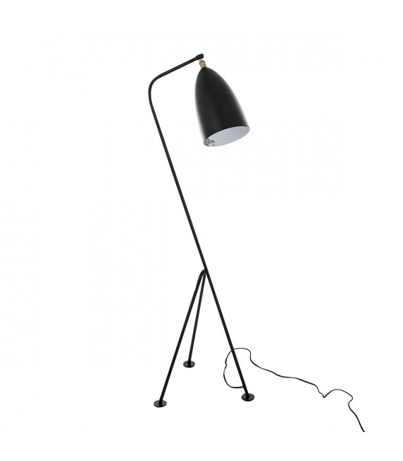 Industrial and retro floor lamp Levigne Black