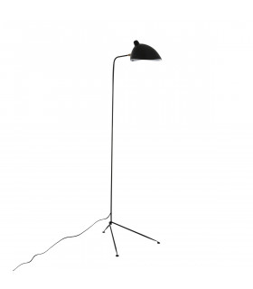 Industrie- und Retro-Stehlampe Davis Black