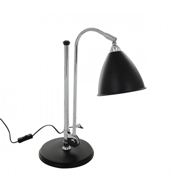 Lampe de bureau classique Evato Noir