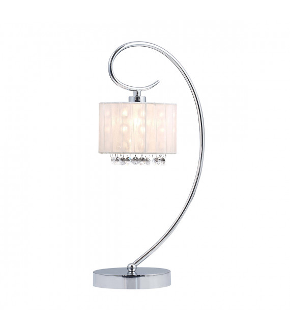 Span Chrome Crystal Schreibtischlampe