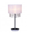 Lampe de bureau en cristal Astra WH blanc
