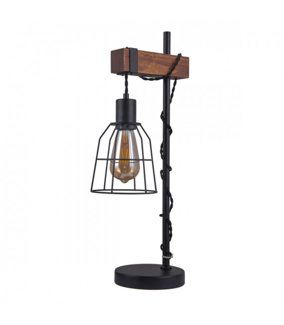 Industrial and retro desk lamp Reda Matt black