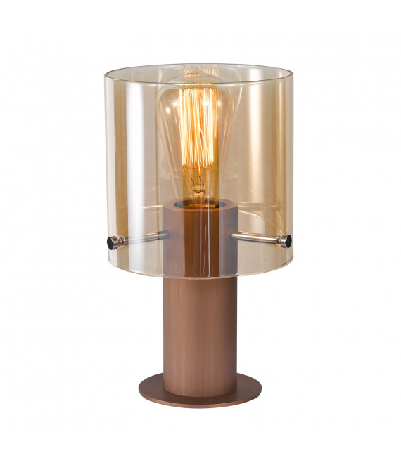 Moderne Schreibtischlampe Javier Antike Bronze, Schwarz