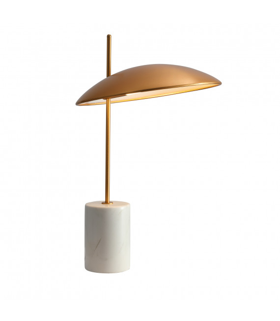 Lampe de bureau moderne Vilai Doré, marbre