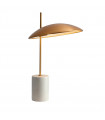 Lampe de bureau moderne Vilai Doré, marbre