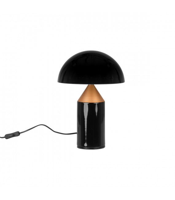 Lámpara de escritorio moderna Mizuni Black Gold Black, dorado