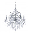 Barocco Chrome Crystal Chandelier