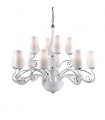Lustre moderne Lybra blanc