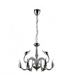 Swan Chrome Modern Chandelier
