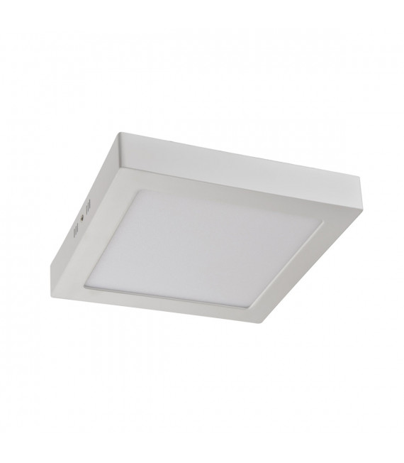 Plafoniera moderna Glissy Square bianca