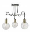 Modern ceiling lamp Gianni Antique bronze, black