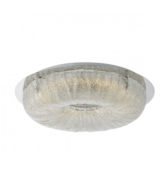 Plafonnier moderne Mercer Chrome, argent