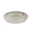 Mercer Chrome Modern Ceiling Light, Silver