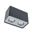 Modern spot ceiling light Harris Black 2 bulbs