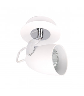 Modern spotlight Oxford Chrome, white