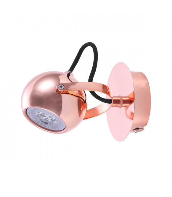 Modern spotlight Nicola RC Copper red