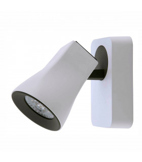 Spot moderne Valentina Blanc, gris