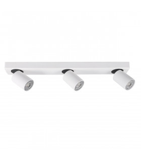 Foco moderno Federica Sand blanco, arena negro
