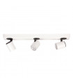 Modern spotlight Elvira White and sandblasted black