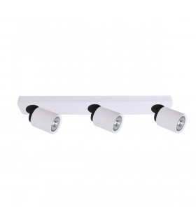 Modern Lucien white metal spotlight