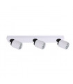 Modern Lucien white metal spotlight