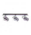 Josie 3-Light Satin Nickel Modern Spotlight