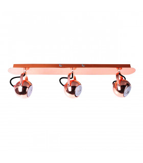 Spot moderno Nicola RC Rame rosso