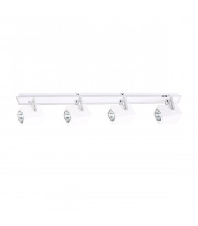 Spot moderne Mateo Chrome 4 ampoules