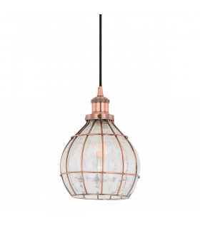 Lampadario classico Finter Rosso rame