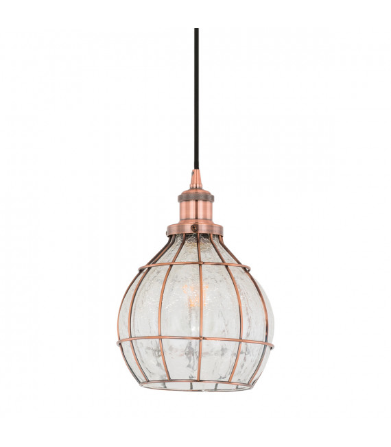 Finter classic pendant lamp Red copper
