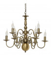 Suspension classique Marion Bronze antique 9 ampoules