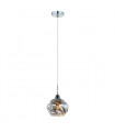 Ritmo Chrome crystal pendant lamp
