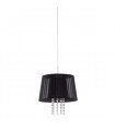 Suspension moderne en cristal Luisa Noir