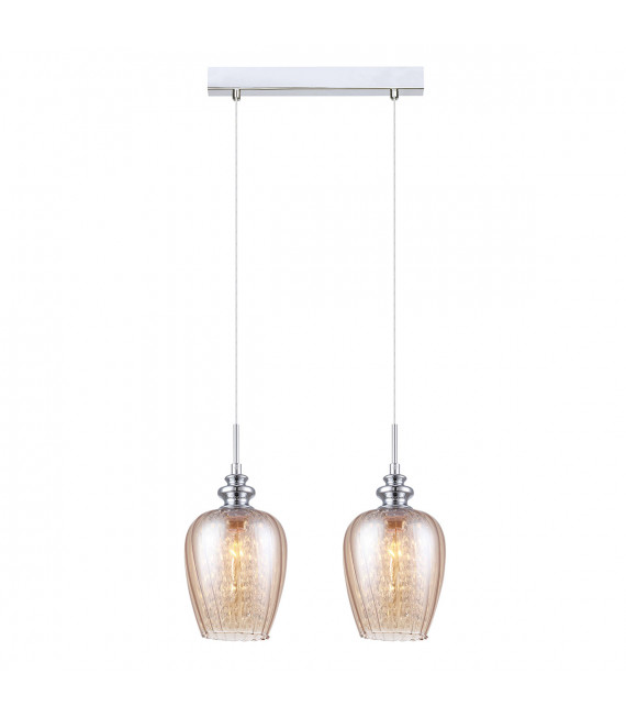 Suspension en cristal Pirita B CR Chrome