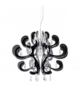 Emporio Black Crystal Pendant