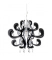 Suspension en cristal Emporio Noir