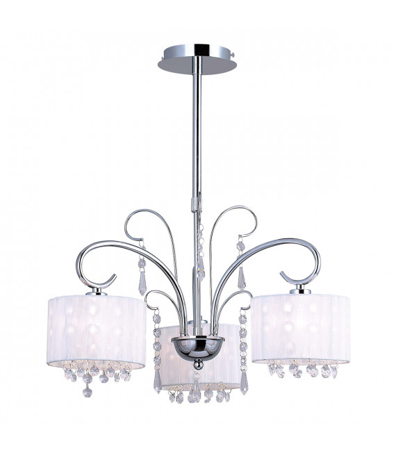 Span Chrome crystal pendant lamp