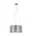 Alpio SL Chrome crystal pendant light in aluminum