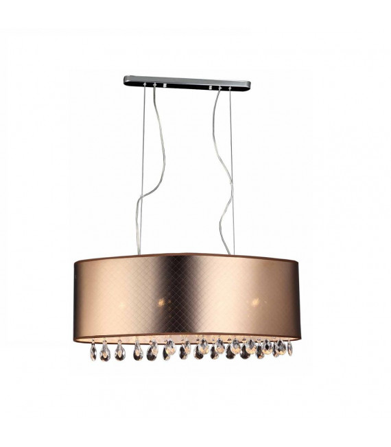 Lámpara colgante de cristal Motan Bronze