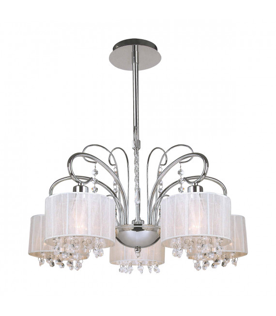 Lámpara colgante de cristal Span Chrome