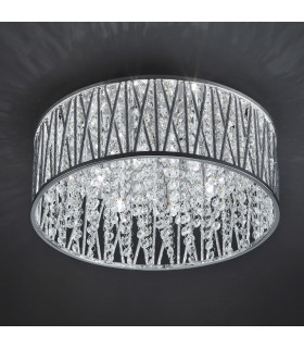 Suspension en cristal Vanessa Chrome