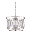 Crystal suspension Priscilla Champagne silver