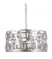 Design suspension in crystal Momento Champagne silver
