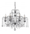 Suspension en cristal Quin Chrome en aluminium